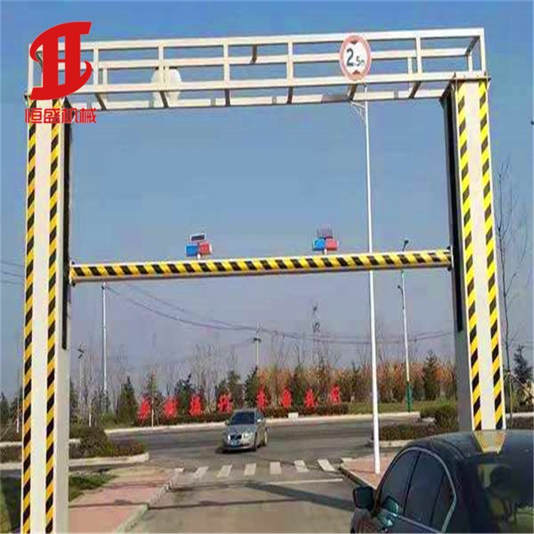 電動升降限高架 道路液壓遠(yuǎn)程遙控車輛識別升降智能限高桿 龍門架